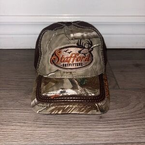 Men’s Camo Baseball Cap - Brown/Green